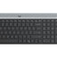 Logitech MK470 Slim keyboard Mouse included Office RF Wireless Graphite, Silver-0