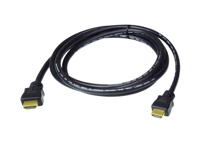 ATEN High Speed HDMI Cable with Ethernet True 4K ( 4096X2160 @ 60Hz); 3 m HDMI Cable with Ethernet-0