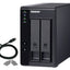 QNAP TR-002 storage drive enclosure HDD/SSD enclosure Black 2.5/3.5"-4