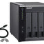 QNAP TR-004 storage drive enclosure HDD/SSD enclosure Black 2.5/3.5"-6