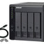 QNAP TR-004 storage drive enclosure HDD/SSD enclosure Black 2.5/3.5"-7