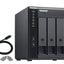 QNAP TR-004 storage drive enclosure HDD/SSD enclosure Black 2.5/3.5"-4