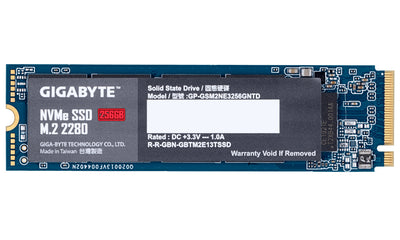Gigabyte GP-GSM2NE3256GNTD internal solid state drive M.2 256 GB PCI Express 3.0 NVMe-1