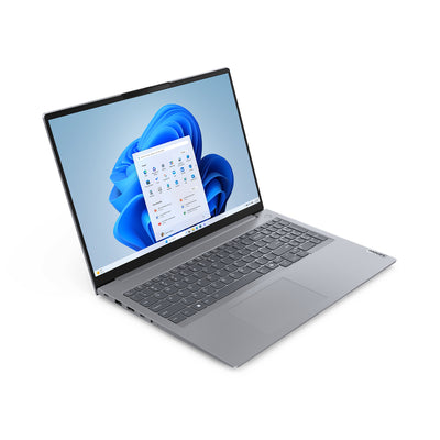 Lenovo ThinkBook 16 Intel Core Ultra 5 125U Laptop 40.6 cm (16") WUXGA 16 GB LPDDR5-SDRAM 256 GB SSD Wi-Fi 6E (802.11ax) Windows 11 Pro Grey-1