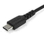 StarTech.com 2m USB C Charging Cable - Durable Fast Charge & Sync USB 2.0 Type C to USB C Laptop Charger Cord - TPE Jacket Aramid Fiber M/M 60W Black - Samsung S10 S20 iPad Pro MS Surface-1