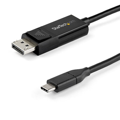StarTech.com 6ft (2m) USB C to DisplayPort 1.4 Cable 8K 60Hz/4K - Bidirectional DP to USB-C or USB-C to DP Reversible Video Adapter Cable -HBR3/HDR/DSC - USB Type C/TB3 Monitor Cable (CDP2DP142MBD)-0
