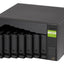 QNAP TL-D800C storage drive enclosure HDD/SSD enclosure Black, Grey 2.5/3.5"-6