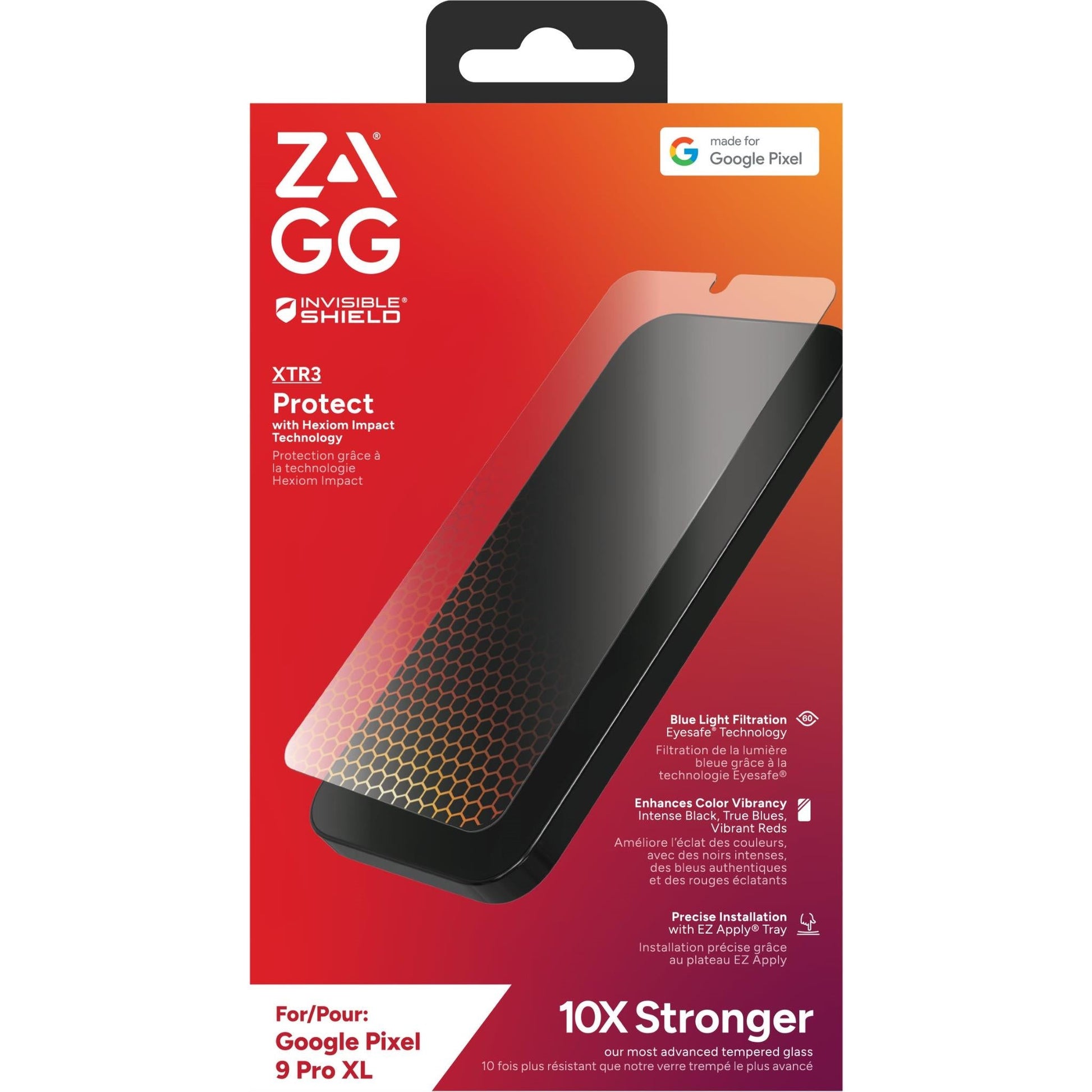 ZAGG InvisibleShield Glass XTR3 Screen Protector for Pixel Pro 9 XL-0