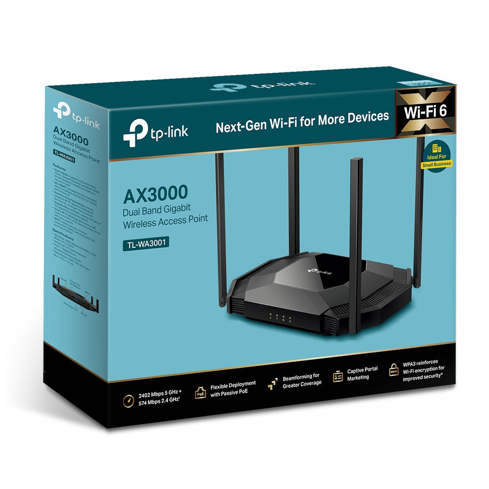 TP-Link TL-WA3001 wireless access point 2402 Mbit/s Black Power over Ethernet (PoE)-3