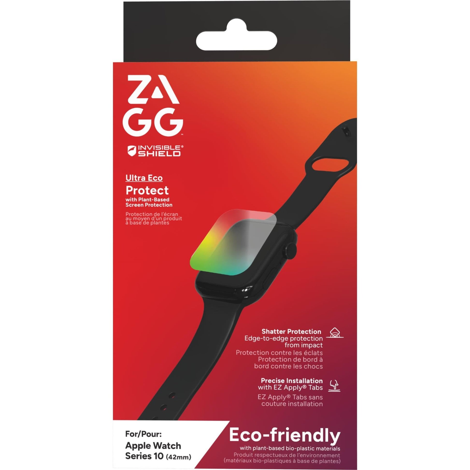 ZAGG InvisibleShield Ultra ECO Screen Protector for Apple Watch Series 10 42mm-0