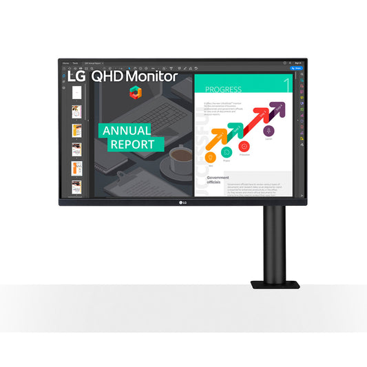 LG 27QN880-B LED display 68.6 cm (27") 2560 x 1440 pixels Quad HD LCD Black-0