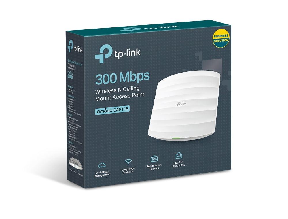 TP-Link EAP115 wireless access point 300 Mbit/s White Power over Ethernet (PoE)-3