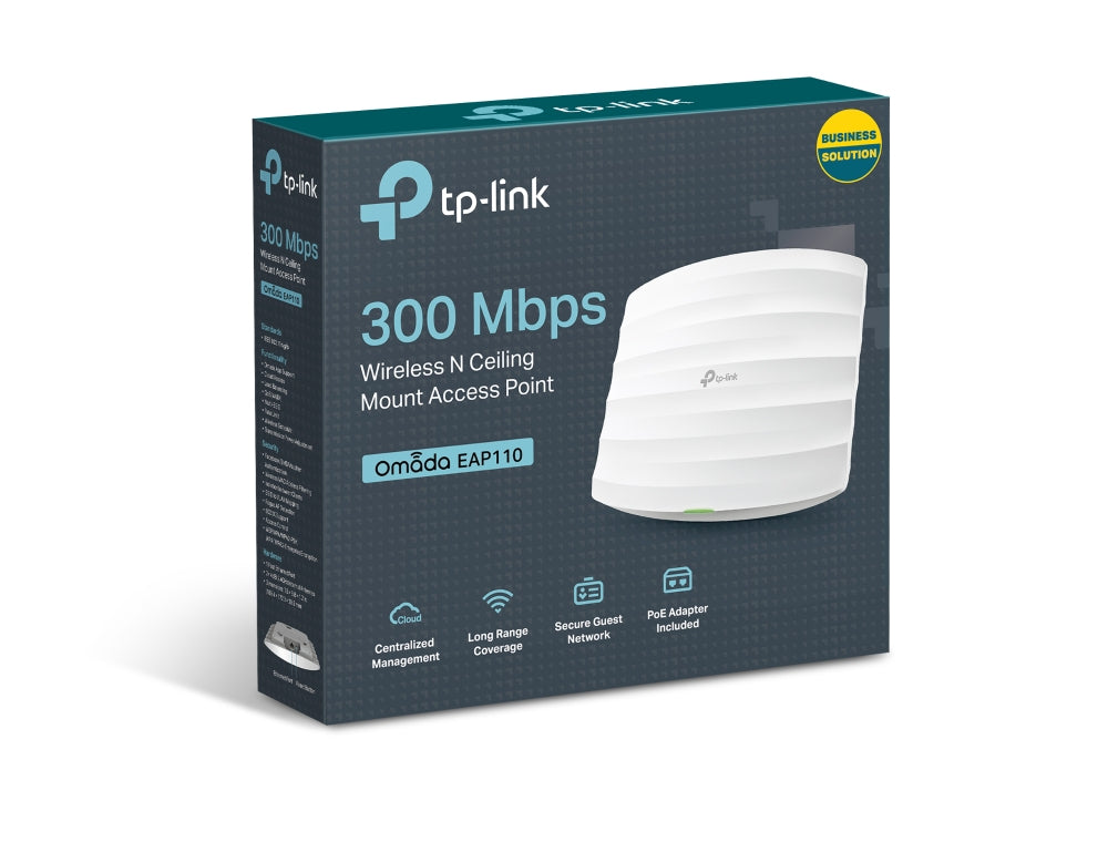 TP-Link EAP110 wireless access point 300 Mbit/s White Power over Ethernet (PoE)-4