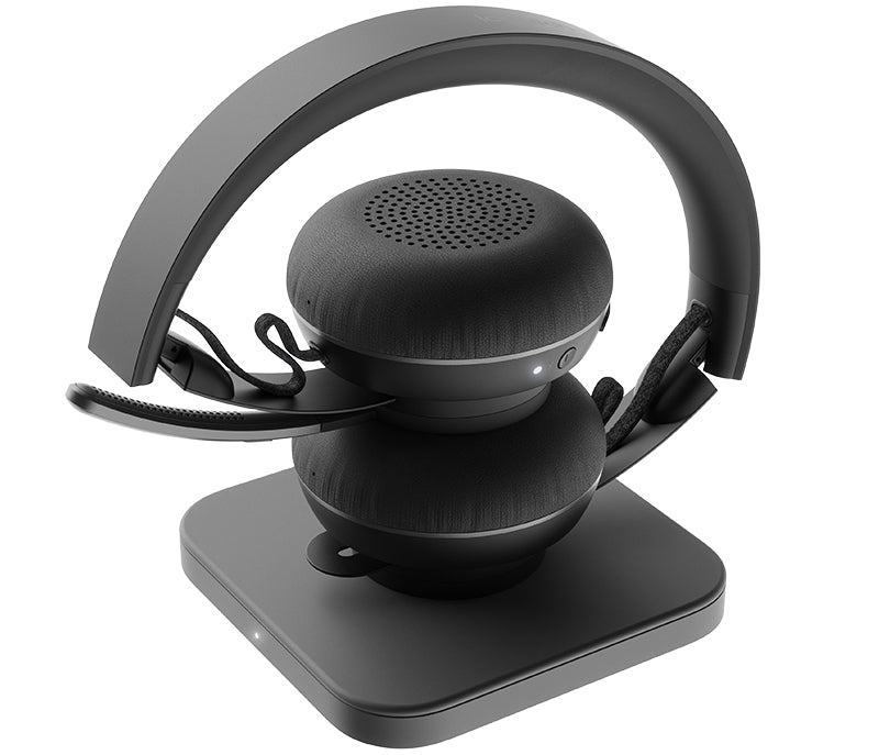 Logitech MSFT Teams Zone Wireless Plus Headset Head-band Office/Call center Bluetooth Graphite-3
