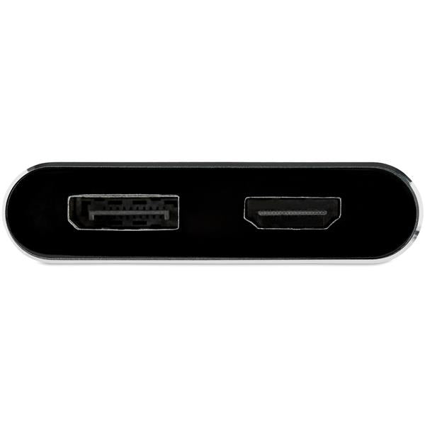 StarTech.com USB C Multiport Video Adapter - 4K 60Hz USB-C to HDMI 2.0 or DisplayPort 1.2 Monitor Adapter - USB Type-C 2-in-1 Display Converter HDMI/DP HBR2 HDR - Thunderbolt 3 Compatible-3