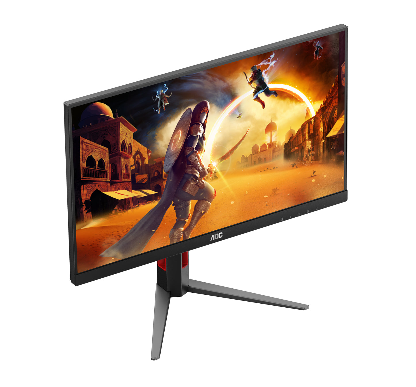 AOC Q27G4 computer monitor 68.6 cm (27") 2560 x 1440 pixels Quad HD Black, Red-4