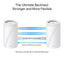 TP-Link Deco BE85 (3-Pack) Tri-band (2.4 GHz / 5 GHz / 6 GHz) Wi-Fi 7 (802.11be) White 4 Internal-9