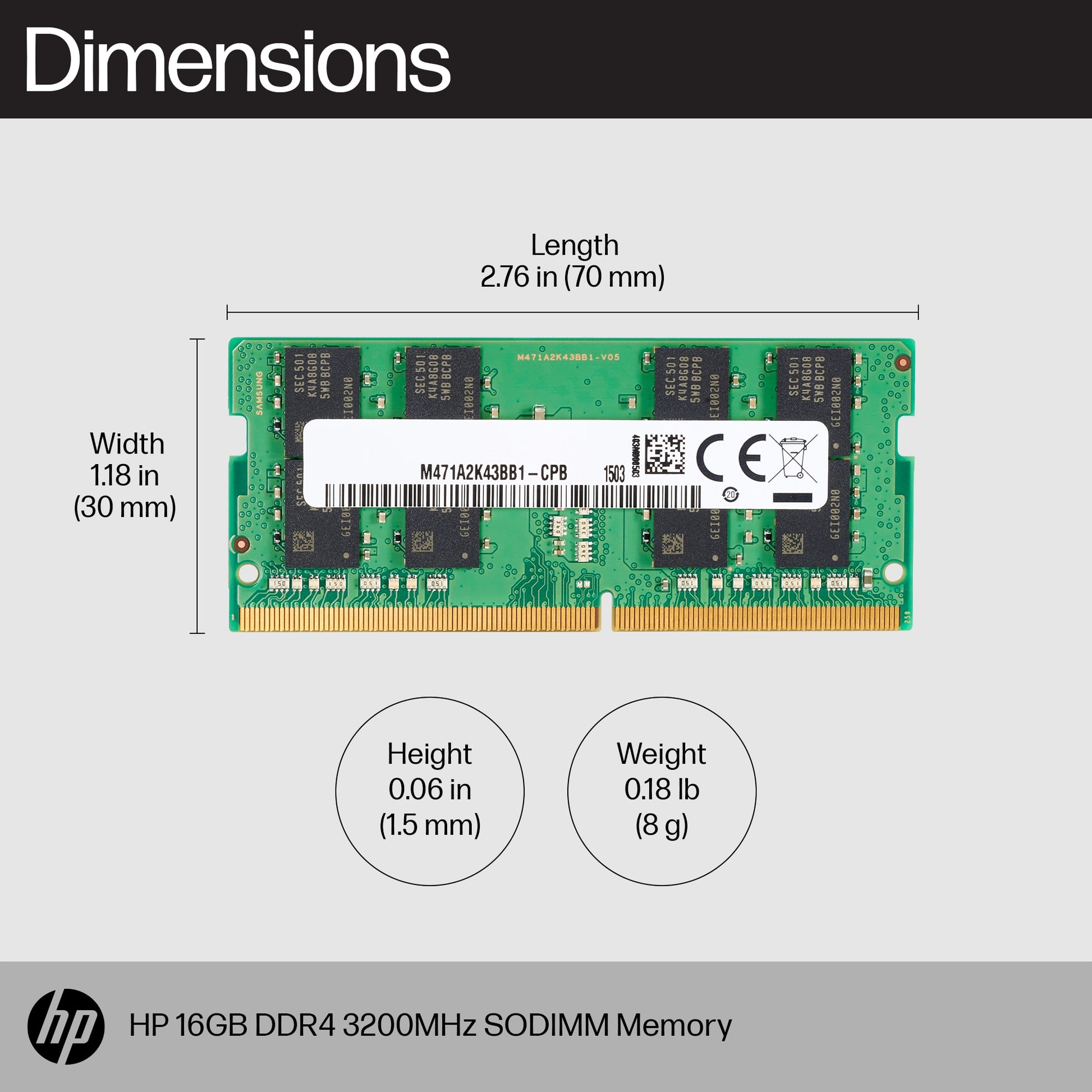 HP 16GB DDR4 3200 SODIMM Memory memory module-6