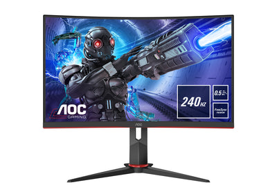 AOC C27G2Z computer monitor 68.6 cm (27") 1920 x 1080 pixels Full HD Black, Red, Silver-0