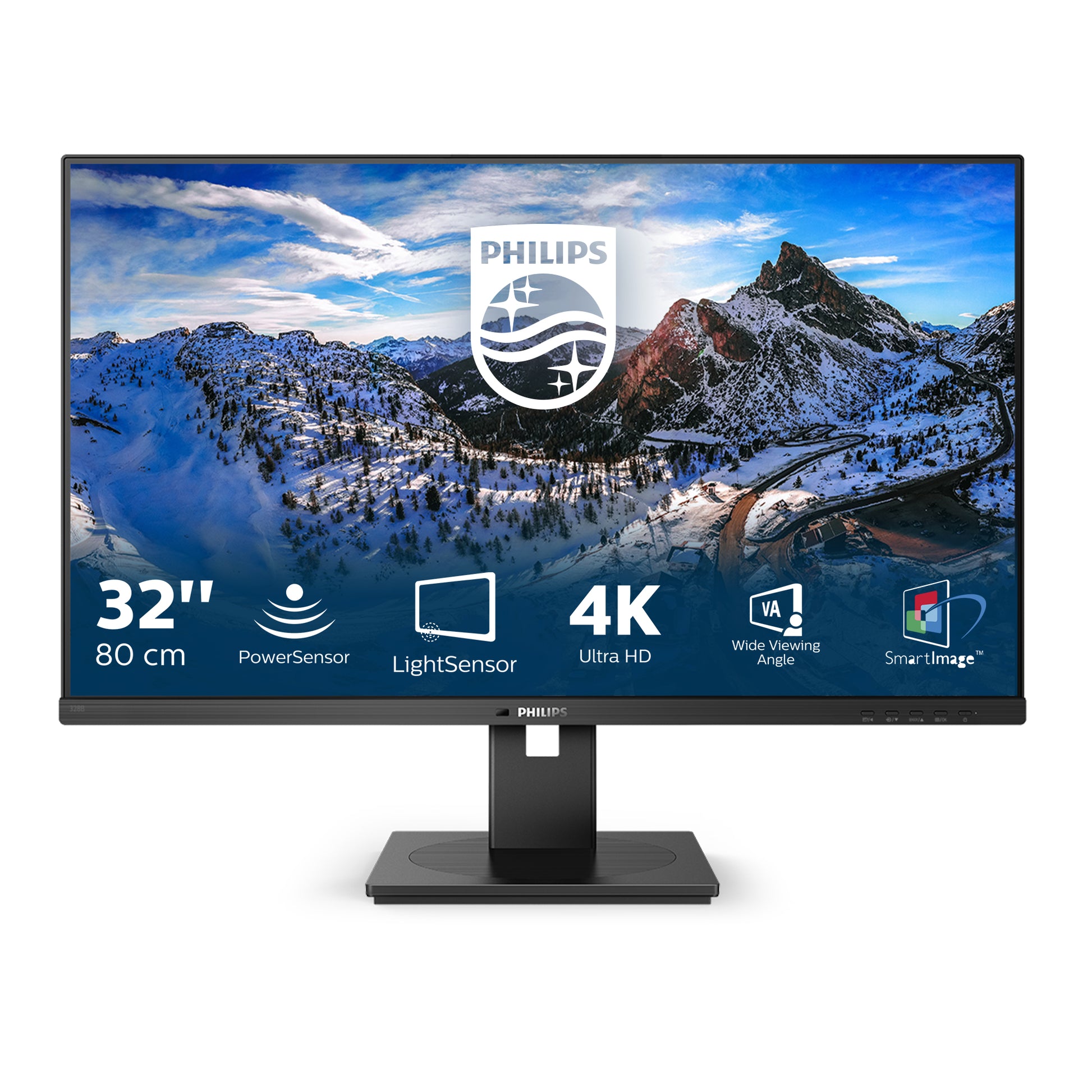 Philips B Line 328B1/75 LED display 80 cm (31.5") 3840 x 2160 pixels 4K Ultra HD LCD Black-1