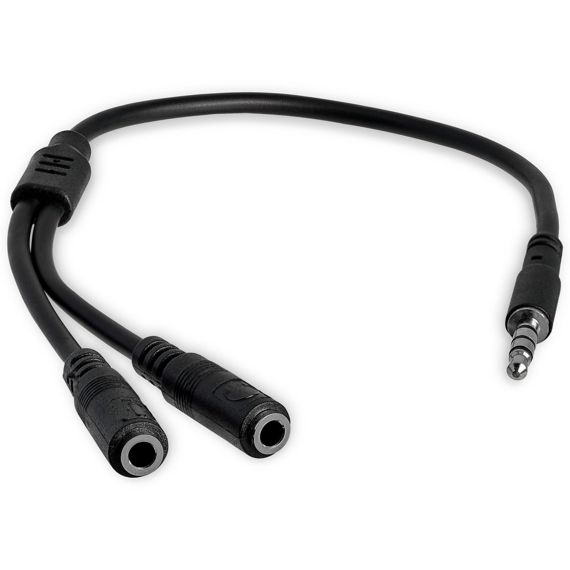 StarTech.com Headset adapter for headsets with separate headphone / microphone plugs - 3.5mm 4 position to 2x 3 position 3.5mm M/F-6