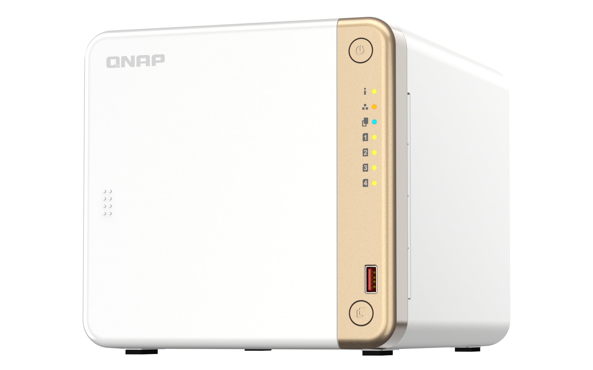 QNAP TS-462-4G NAS/storage server Tower Ethernet LAN White N4505-6
