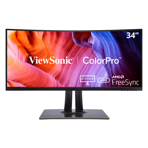 Viewsonic VP Series VP3481A computer monitor 86.4 cm (34") 3440 x 1440 pixels Wide Quad HD LED Black-1