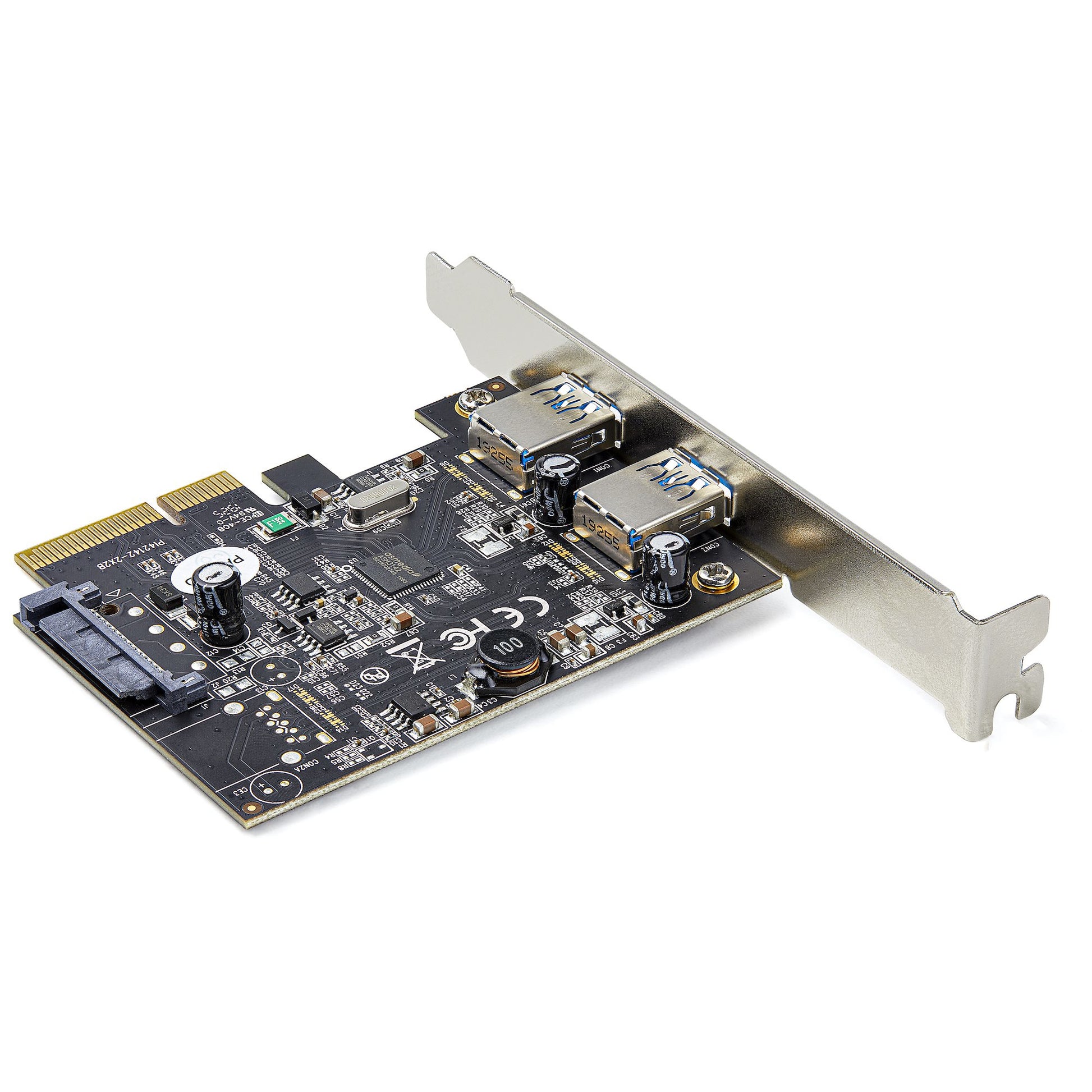StarTech.com 2-Port USB PCIe Card with 10Gbps/port - USB 3.1/3.2 Gen 2 Type-A PCI Express 3.0 x2 Host Controller Expansion Card - Add-On Adapter Card - Full/Low Profile - Windows & Linux-1
