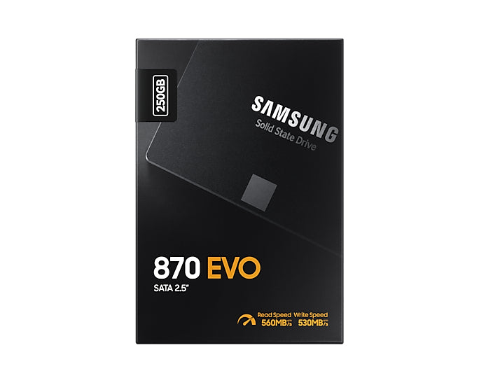 Samsung 870 EVO 2.5" 250 GB Serial ATA III V-NAND MLC-5