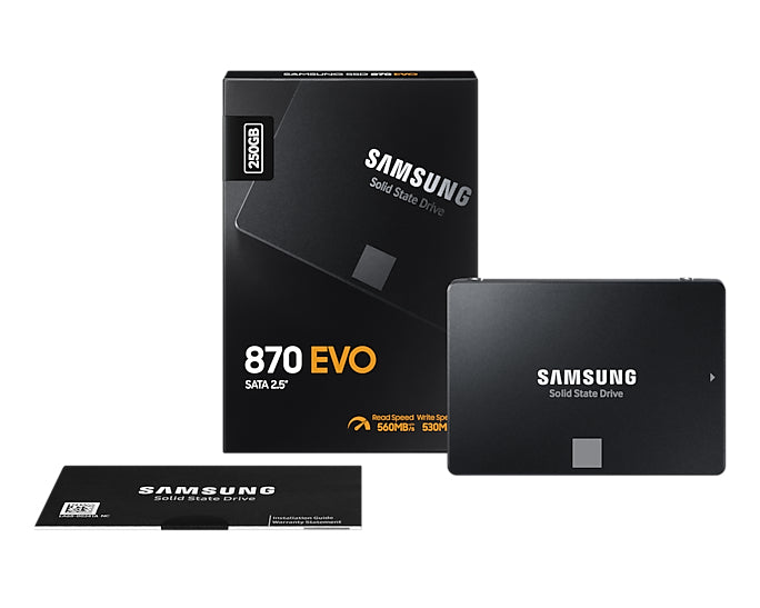 Samsung 870 EVO 2.5" 250 GB Serial ATA III V-NAND MLC-7