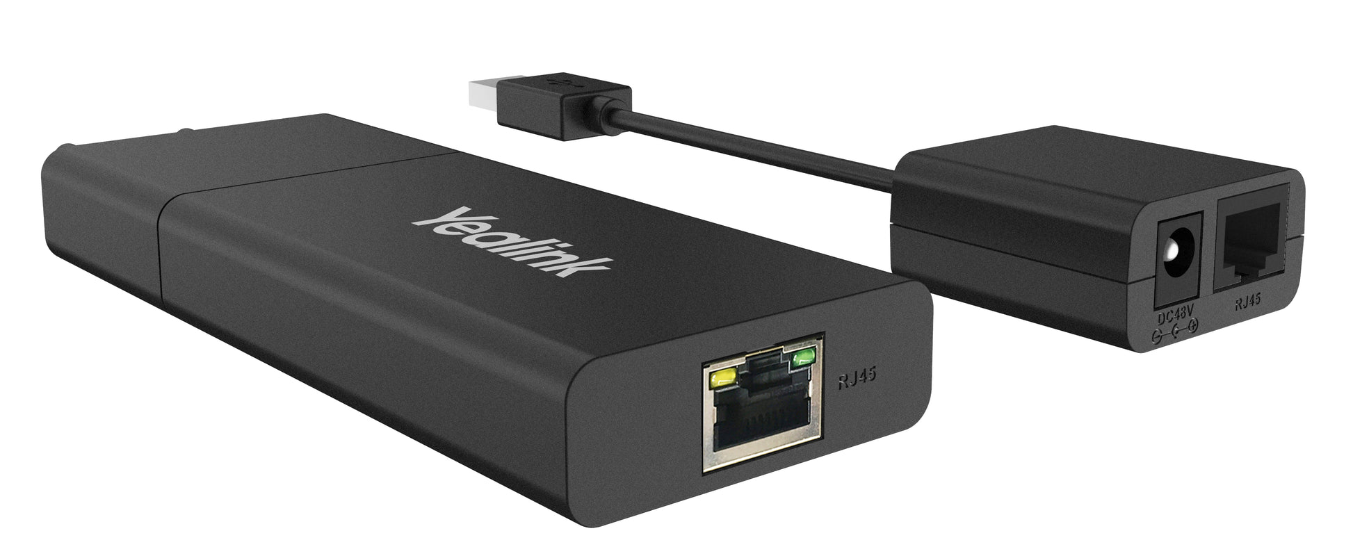 Yealink USB2CAT5E-EXT Network transmitter & receiver Black-0