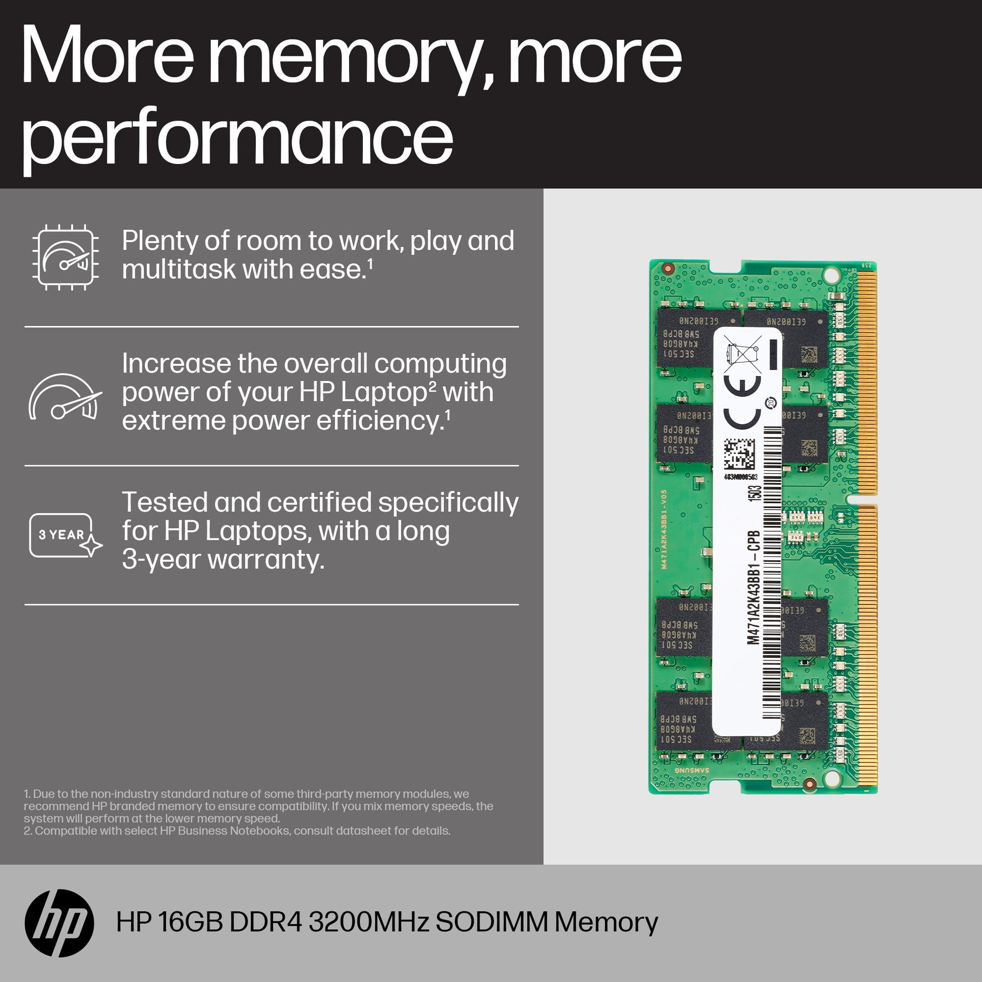 HP 16GB DDR4 3200 SODIMM Memory memory module-13