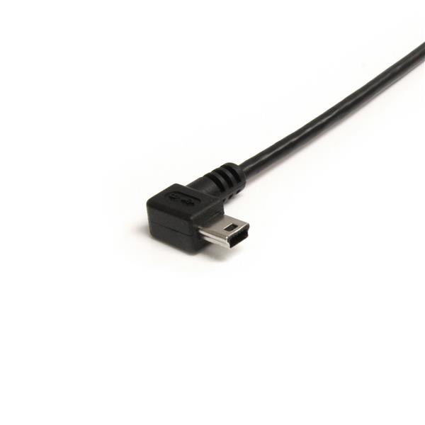 StarTech.com 3 ft Mini USB Cable - A to Right Angle Mini B-1