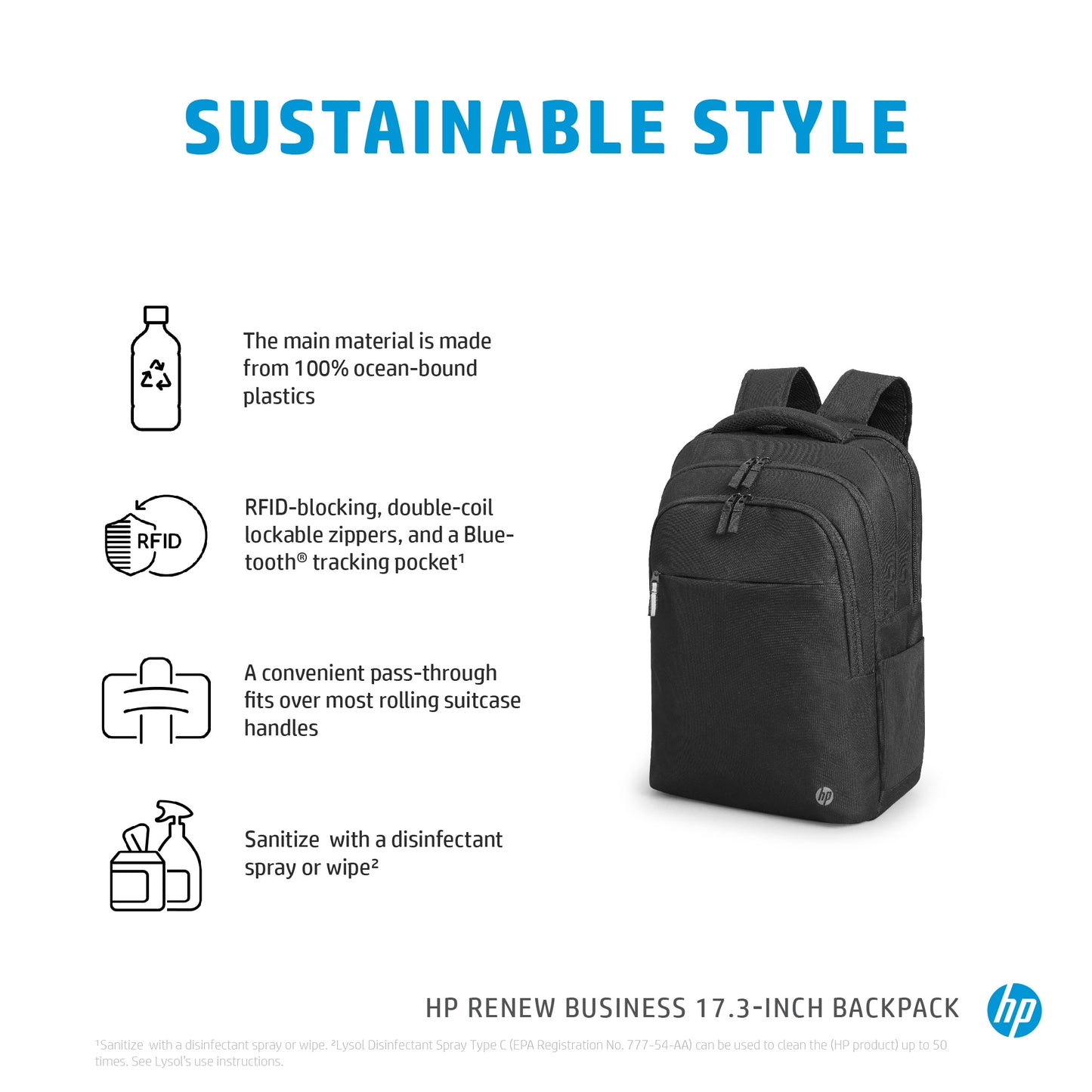 HP Renew Business 17.3-inch Laptop Backpack-4