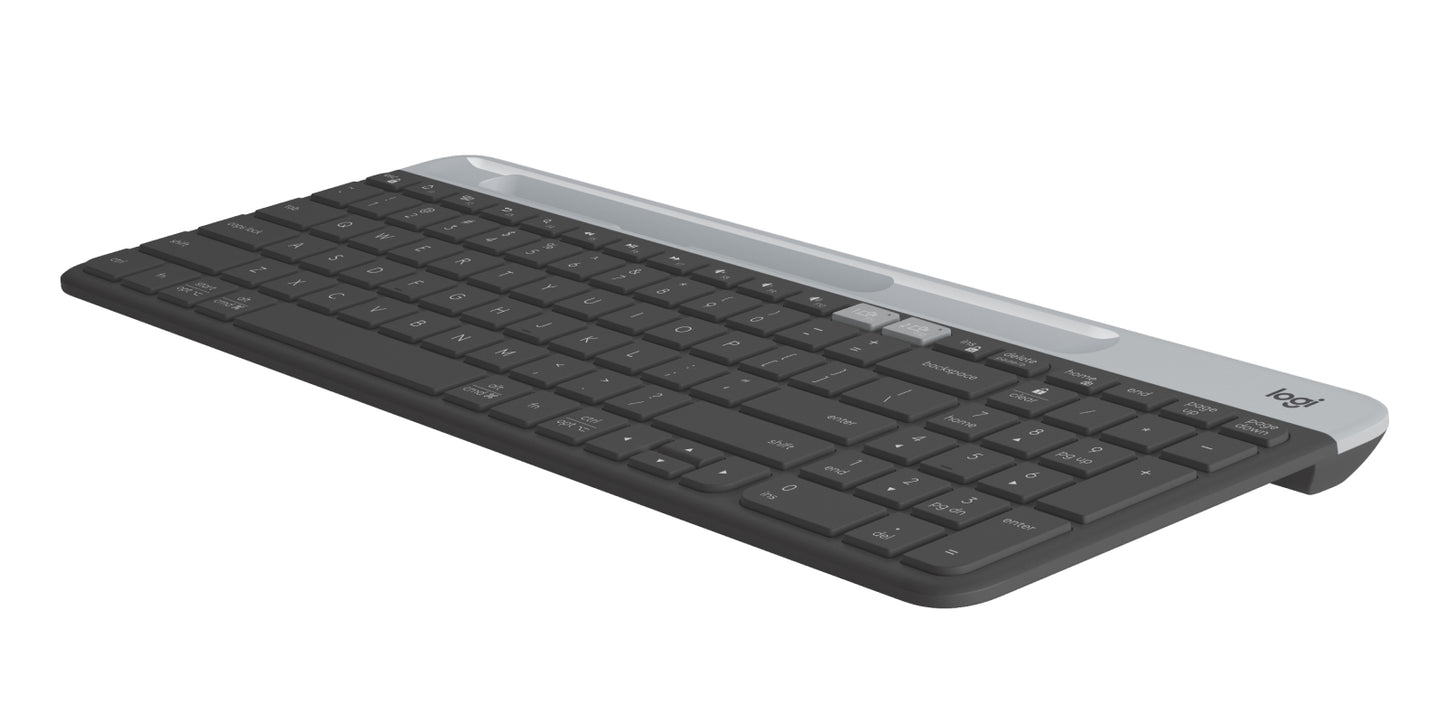 Logitech K580 keyboard Universal RF Wireless + Bluetooth Graphite, Silver-1