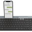 Logitech K580 keyboard Universal RF Wireless + Bluetooth Graphite, Silver-0