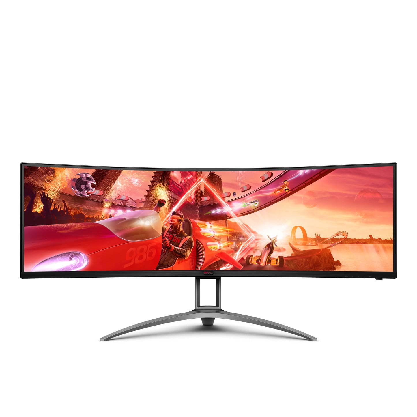 AOC B2 AG493UCX2 computer monitor 124 cm (48.8") 5120 x 1440 pixels Quad HD LED Black-2