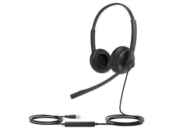 Yealink UH34 Headset Wired Head-band Calls/Music Black-1