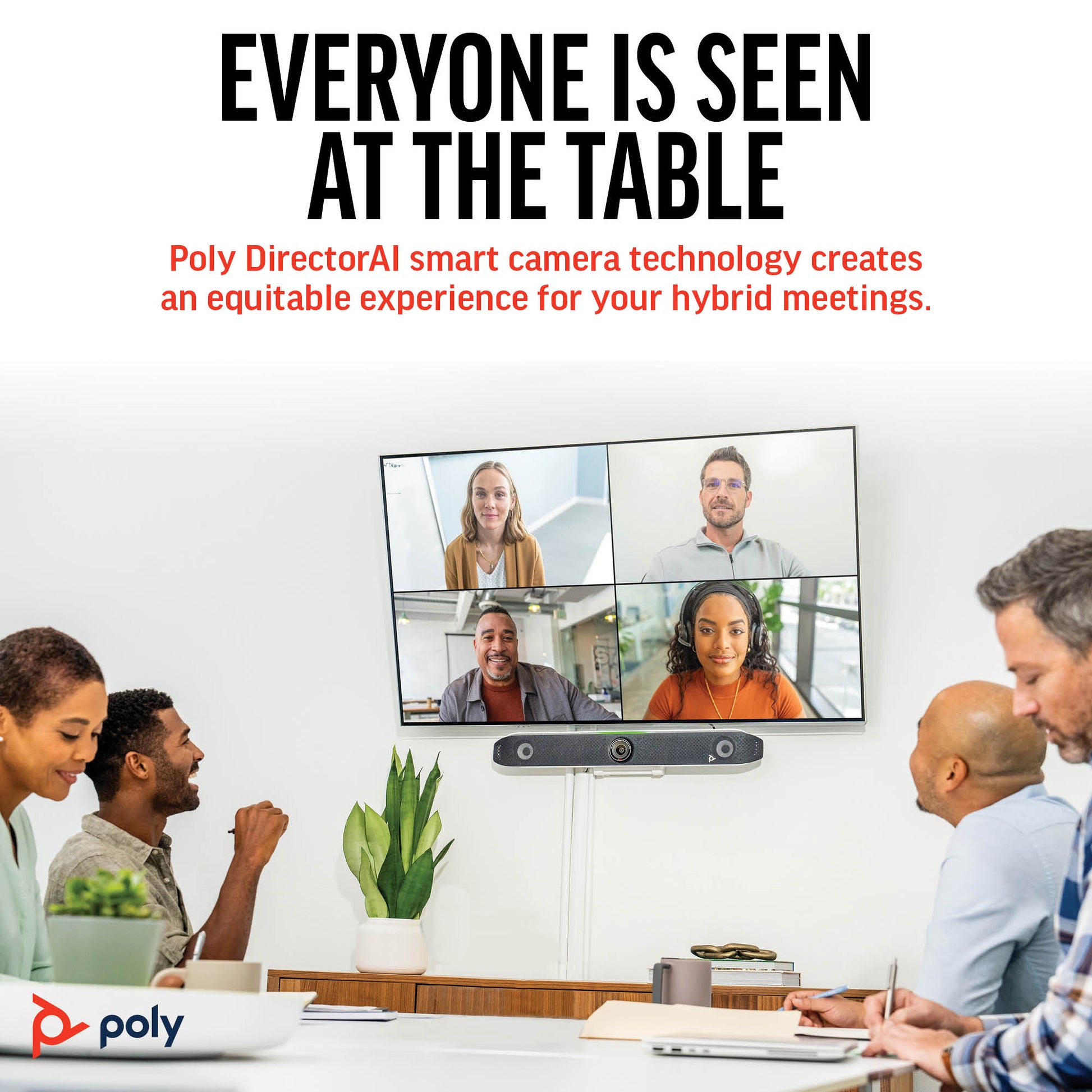 POLY Studio X52 All-In-One Video Bar-21