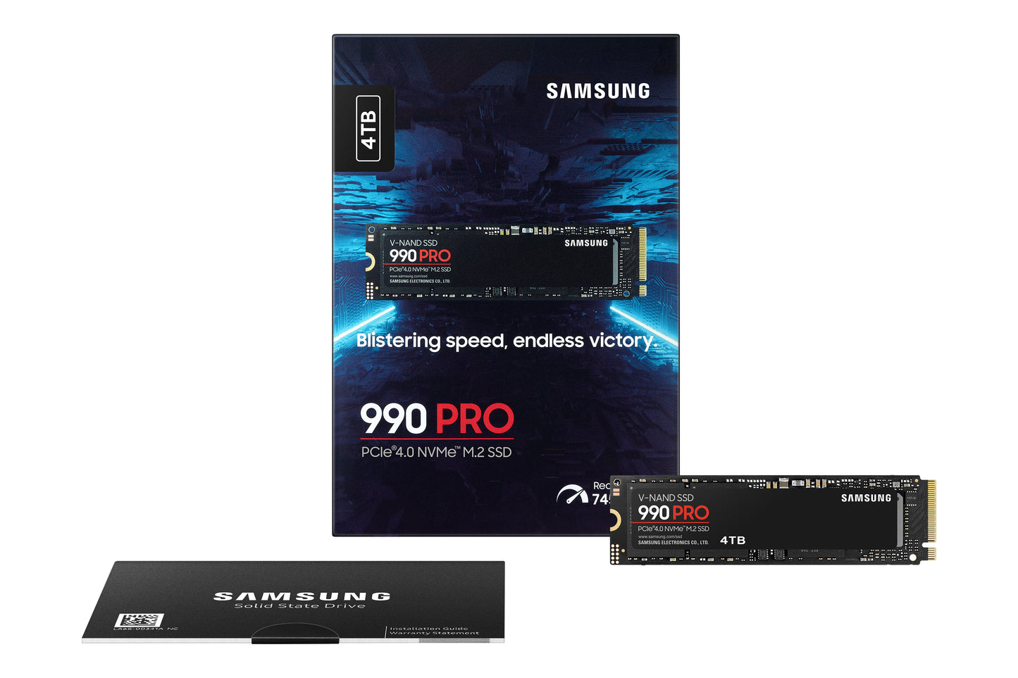 Samsung 990 PRO M.2 4 TB PCI Express 4.0 NVMe V-NAND MLC-7