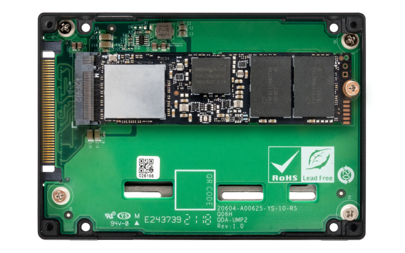 QNAP QDA-UMP4 storage drive enclosure SSD enclosure Black 2.5"-4