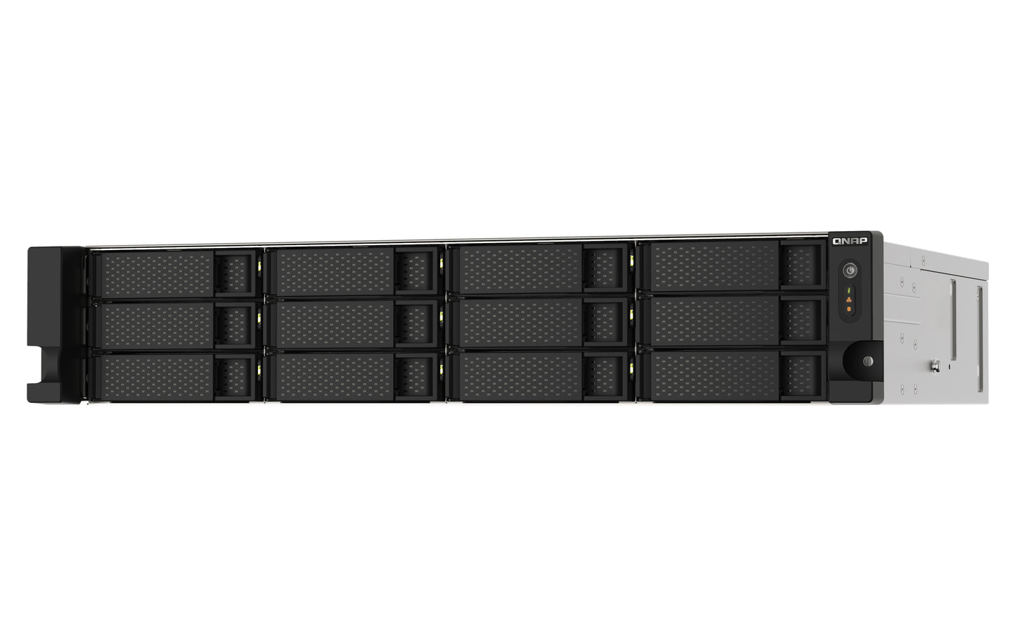 QNAP TS-1273AU-RP-8G NAS/storage server Rack (2U) Ethernet LAN Aluminium, Black V1500B-2