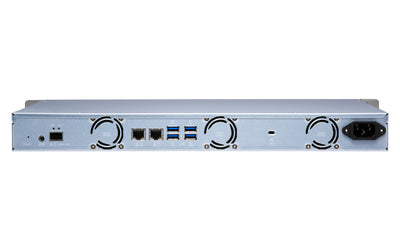 QNAP TS-431XeU NAS Rack (1U) Ethernet LAN Black, Stainless steel Alpine AL-314-1