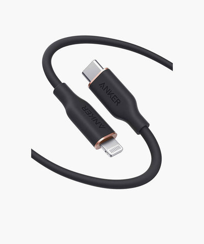 Anker PowerLine III Flow USB-C to Lightning Cable (6ft/1.8m) – Black-0