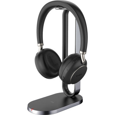 Yealink BH76 Headset Wireless Head-band Calls/Music USB Type-A Bluetooth Charging stand Black-0