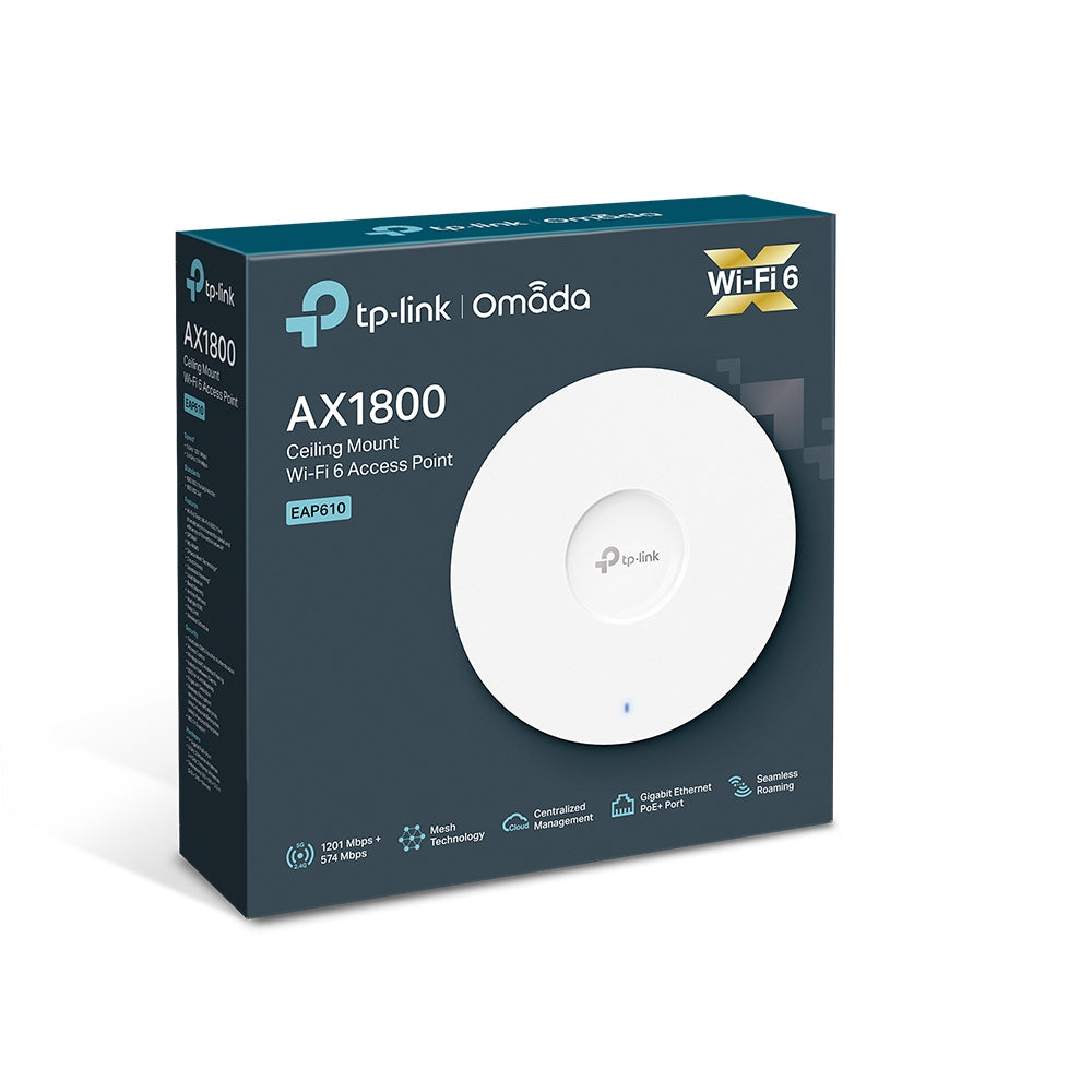 TP-Link Omada AX1800 Wireless Dual Band Ceiling Mount Access Point-5