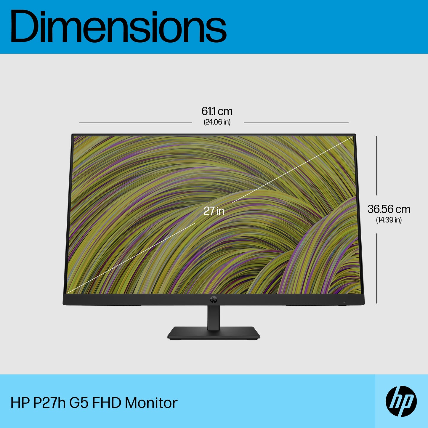 HP P27h G5 FHD Monitor-10