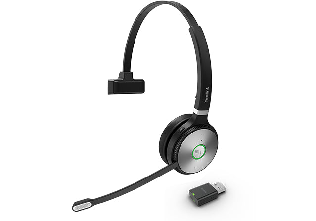 Yealink WH62 Portable Headset Wireless Head-band Calls/Music Black, Grey-0