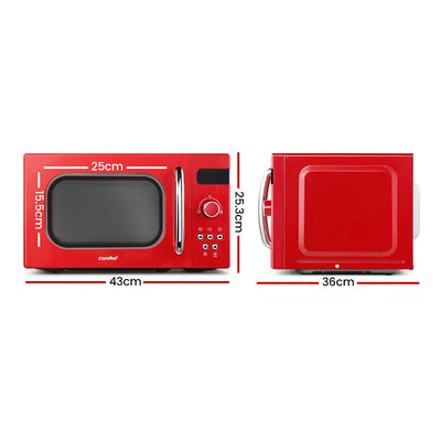 Comfee 20L Microwave Oven 800W Red-1