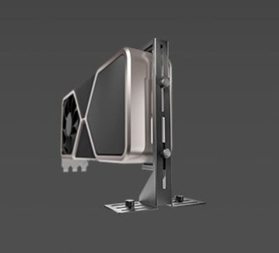 Antec GPU, VGA Vertical Bracket Holder. Solid Construction and durability - Black (LS)-0